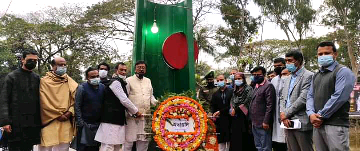 জগন্নাথপুরে মহান শহীদ দিবস ও আন্তর্জাতিক মাতৃভাষা দিবস উদযাপন