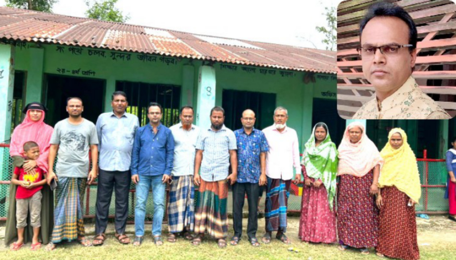 জগন্নাথপুরের বালিকান্দী সরকারি প্রাথমিক বিদ্যালয়ের ম্যানেজিং কমিটির সভাপতি মনোরুল হক