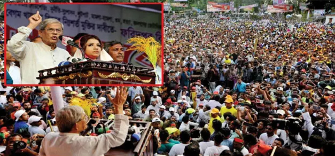 এক দফা এক দাবি, ফয়সালা হবে রাজপথে – গণসমাবেশে মির্জা ফখরুল ইসলাম আলমগীর