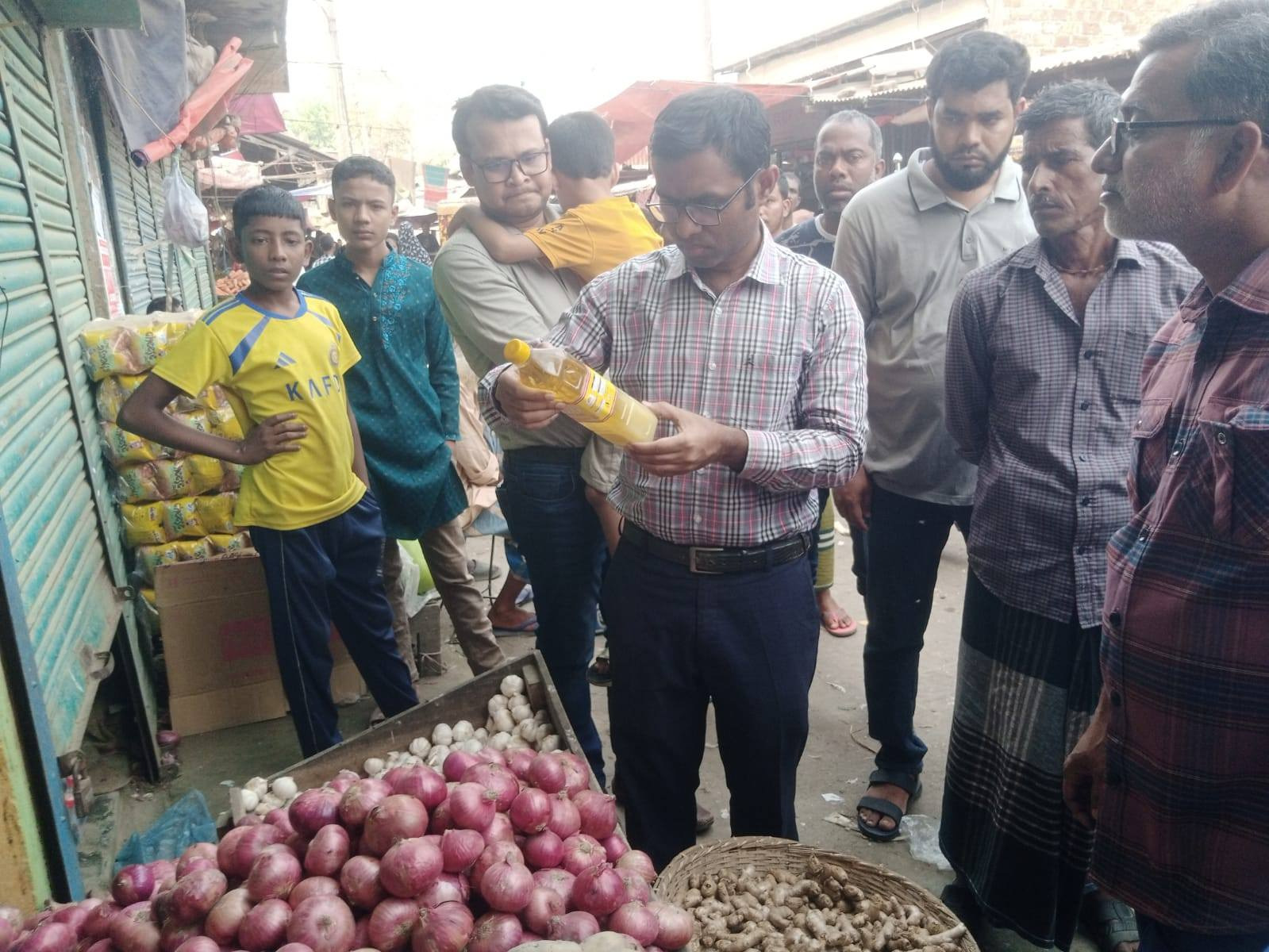 জগন্নাথপুরে দ্রব্যমূল্য স্বাভাবিক রাখতে বাজার মনিটরিং